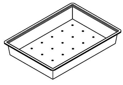 Tray 35 x 48cm - 8mm Holes